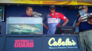 Bill Shimota at the Red Wing FLW Pool 3 Weigh In