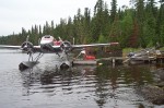 Kay Air fly in float plane Birch Lake.