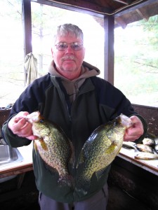 Two more huge crappie courtesy of Nestor Falls.