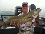 Gary Speicher and a Day 3 walleye.