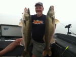 A 31 and 32 inch Lake Erie walleye!