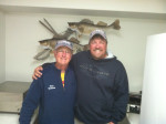 Gary and Tommy at Lakeview Lodge!