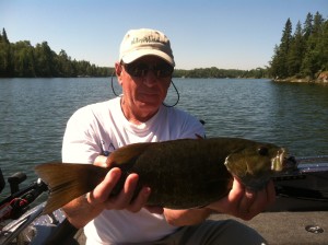 Steve Weinreb with a nice LOTW Smallie!