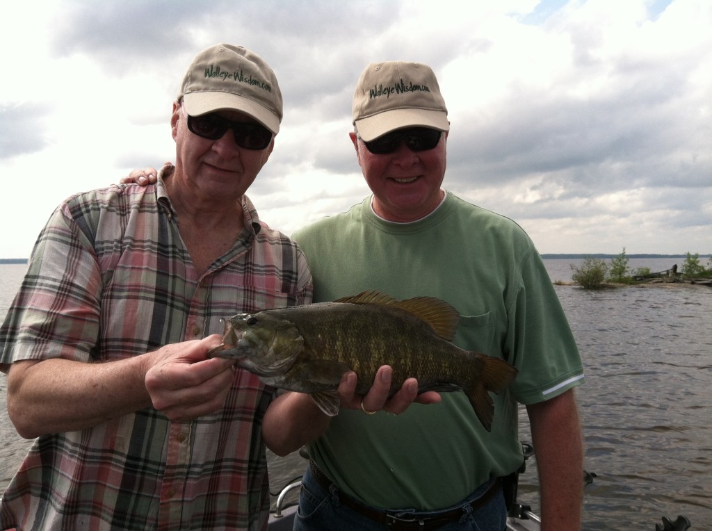 Denny and Dave with a nice Lac Seul Smallie!