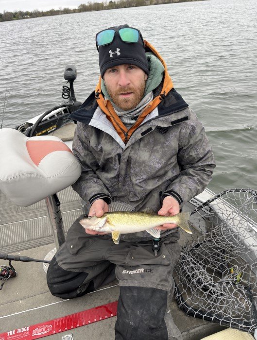 ET with a fish at the 2023 1st McBride Tournament