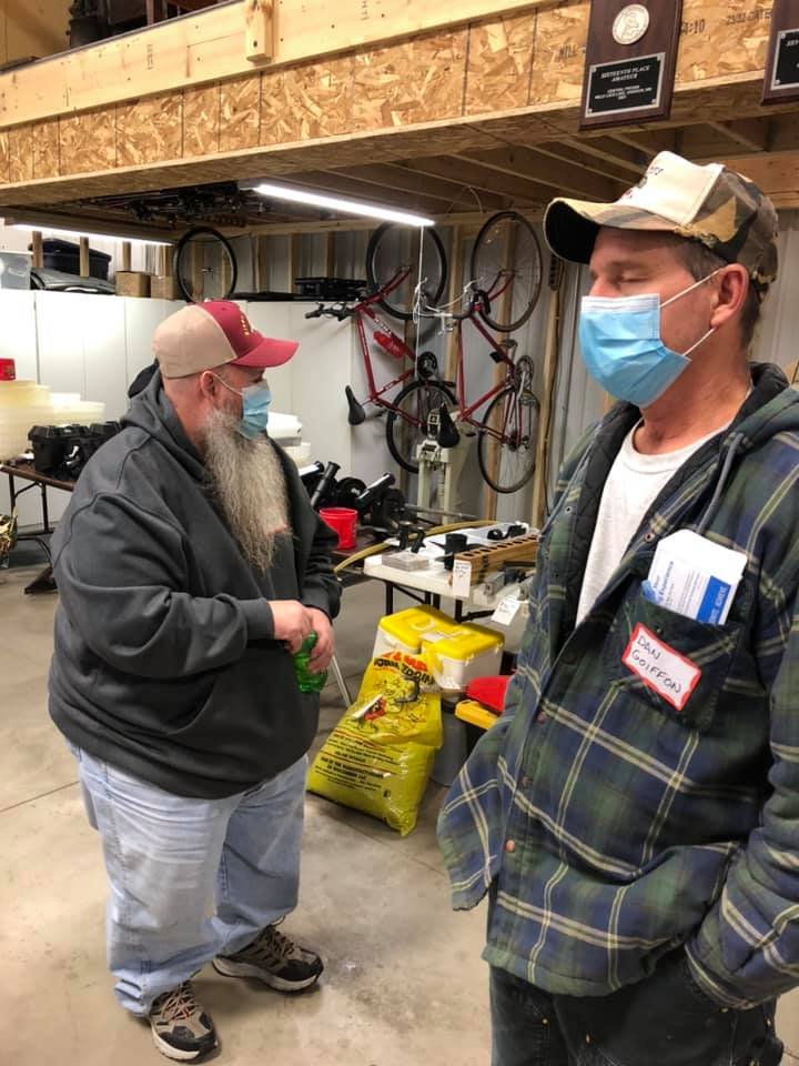 CRANDIC members gathered at Spike’s for the meeting and swap meet