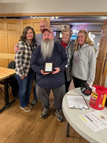 Angler of the Year presentation at the steak fry