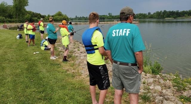 Camp Courageous crew at the Fisheree (gallery view)