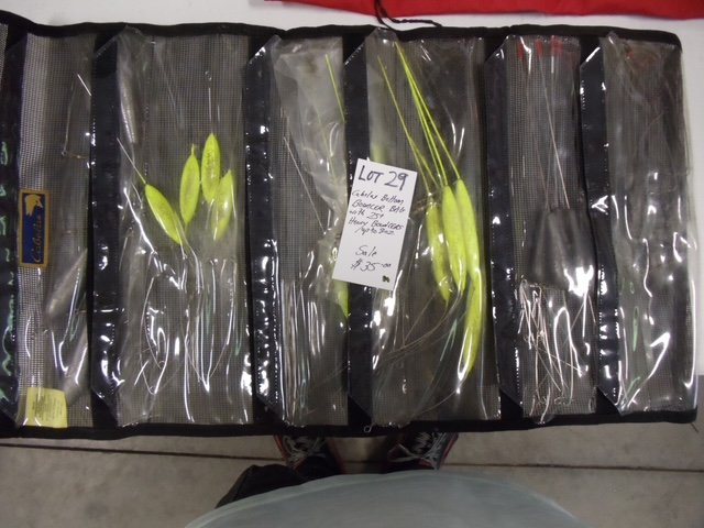 Sale signs and tackle displays at Spike’s event (gallery view)