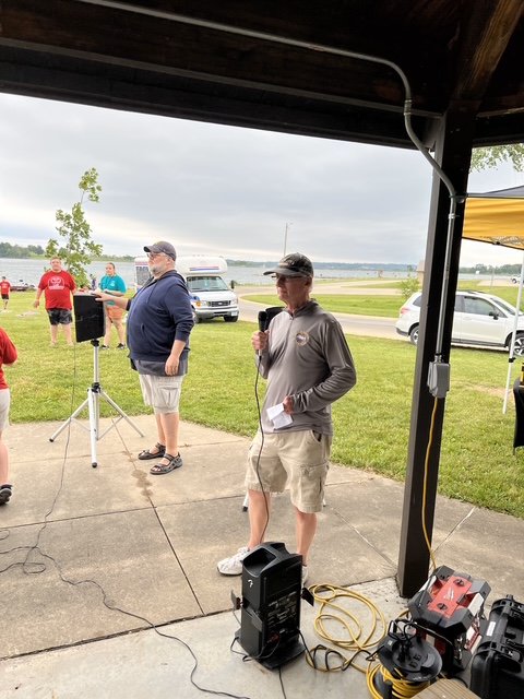 Anglers fishing along the shoreline at the 2024 Fisheree (gallery view)