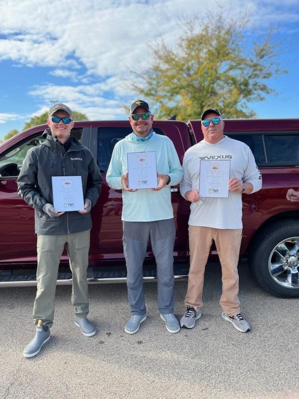 Staebell, Alexander and Jaycox – first place team at the 2023 Pool 12 Tournament