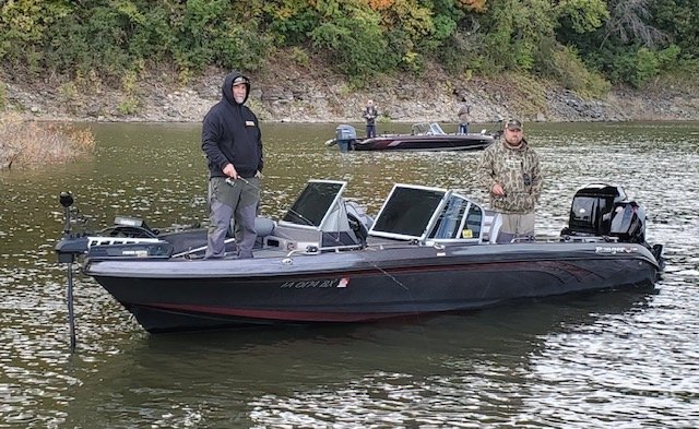 Tournament boats on the water during the 2025 The Spike event (gallery view)