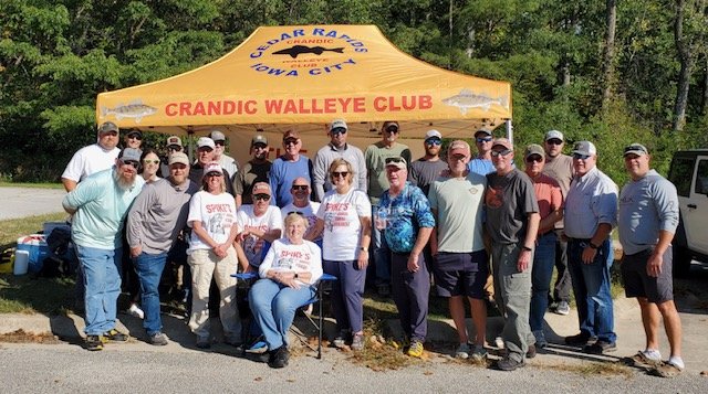 Group photo of anglers at the 2025 The Spike Tournament