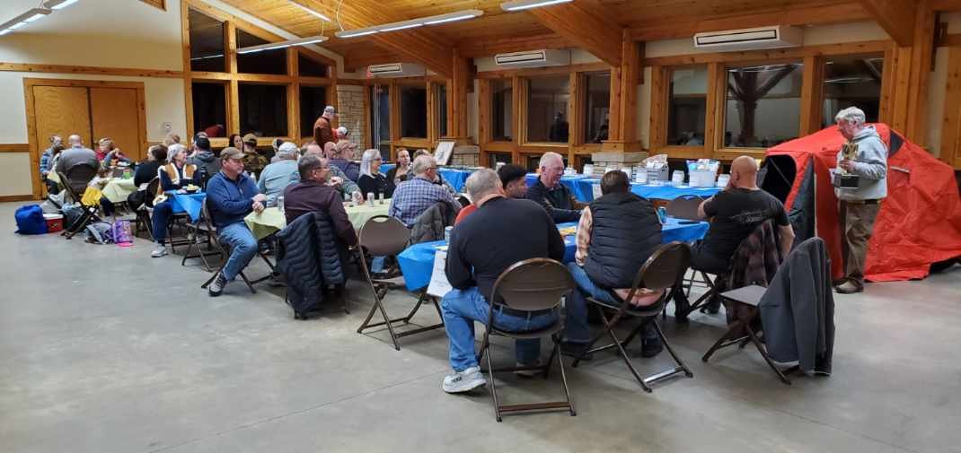Group photo of anglers and members at the 2025 Steak Fry (gallery view)