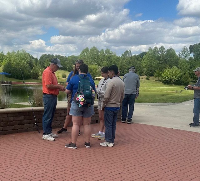 Group discussion during Fish House staff training at Camp Courageous (gallery view)