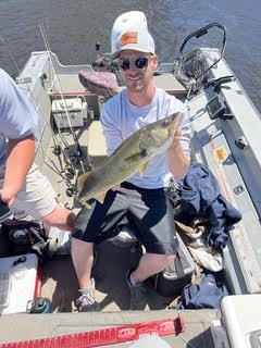 Boats and anglers on Pool 10 during the 2024 tournament (gallery view)