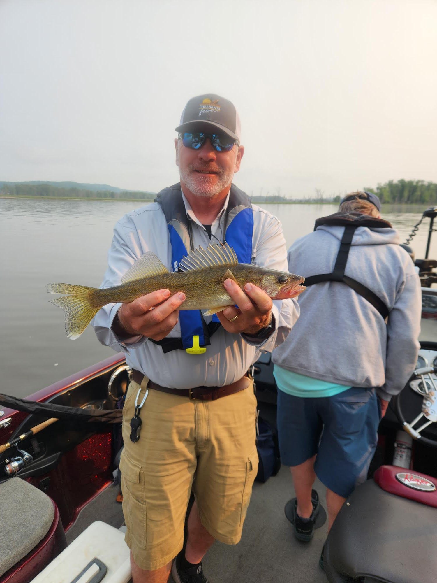Boats and anglers on Pool 10 during the 2025 tournament (gallery view)